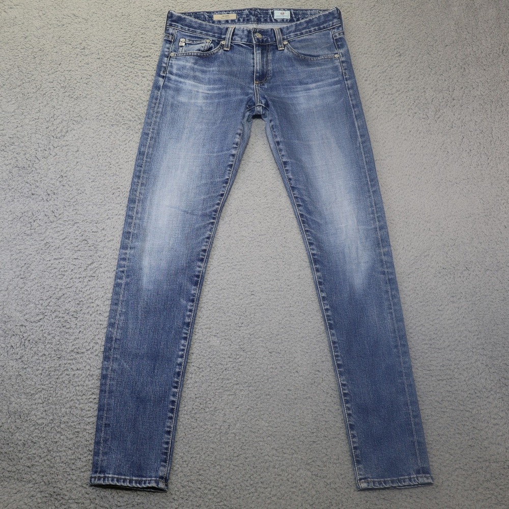 AG Adriano‎ Goldschmied The Nikki Relaxed Skinny Jeans Blue 25R Made in USA